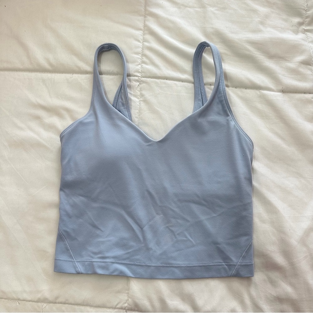 lululemon athletica Light Blue Tank Top